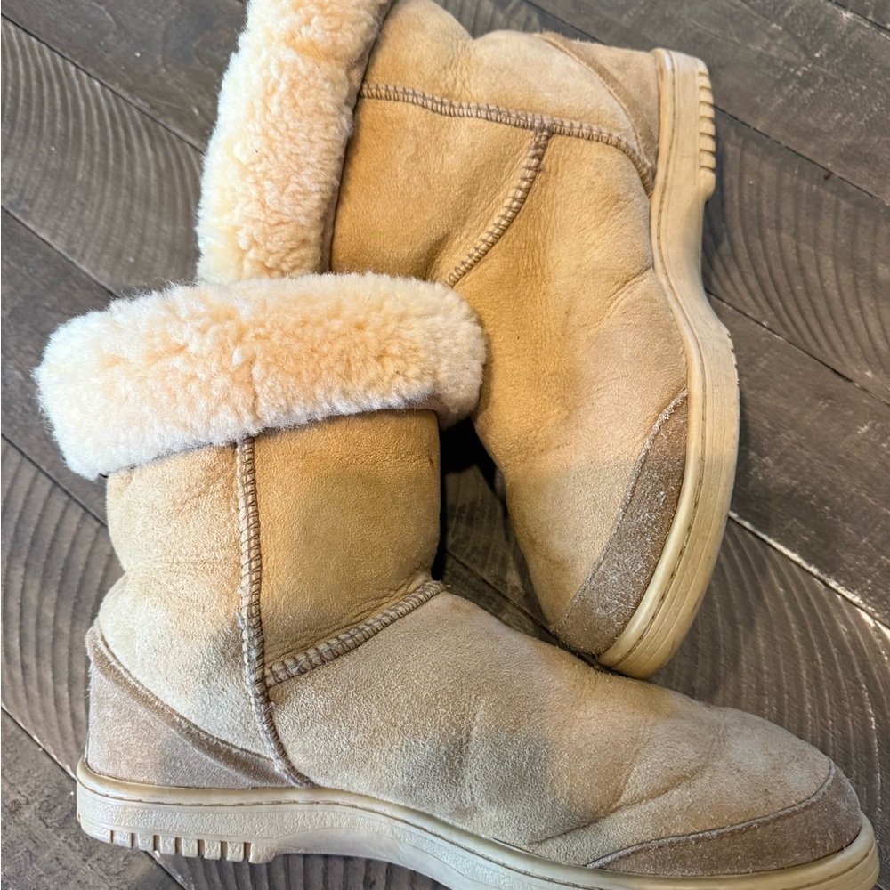 UGG Australia Tan Suede Winter Boots